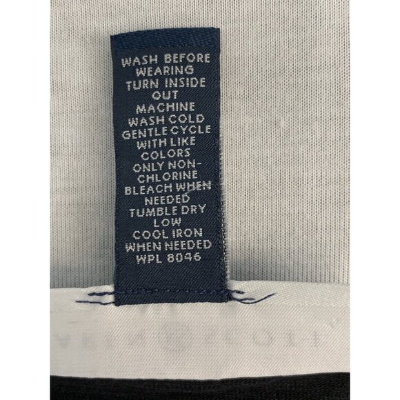 Karen Scott Womens Black & Gold Embroidered V-Neck Top Small - Picture 10 of 10